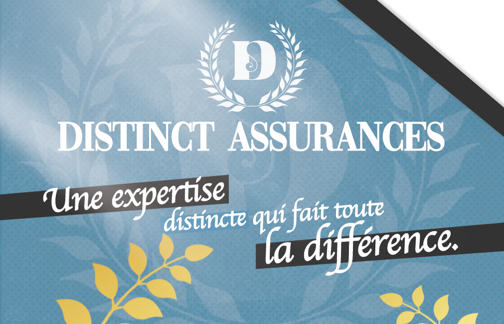 Carte de visite Distinct Assurances, courtier assurance à Meyzieu